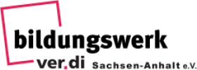Logo des Bildungswerks "Bildungswerk ver.di Sachsen-Anhalt e.V.".
